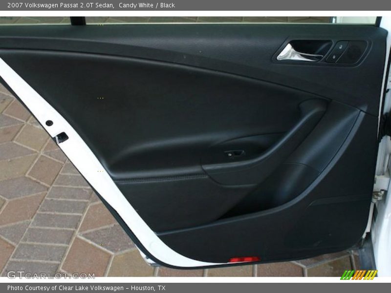 Candy White / Black 2007 Volkswagen Passat 2.0T Sedan