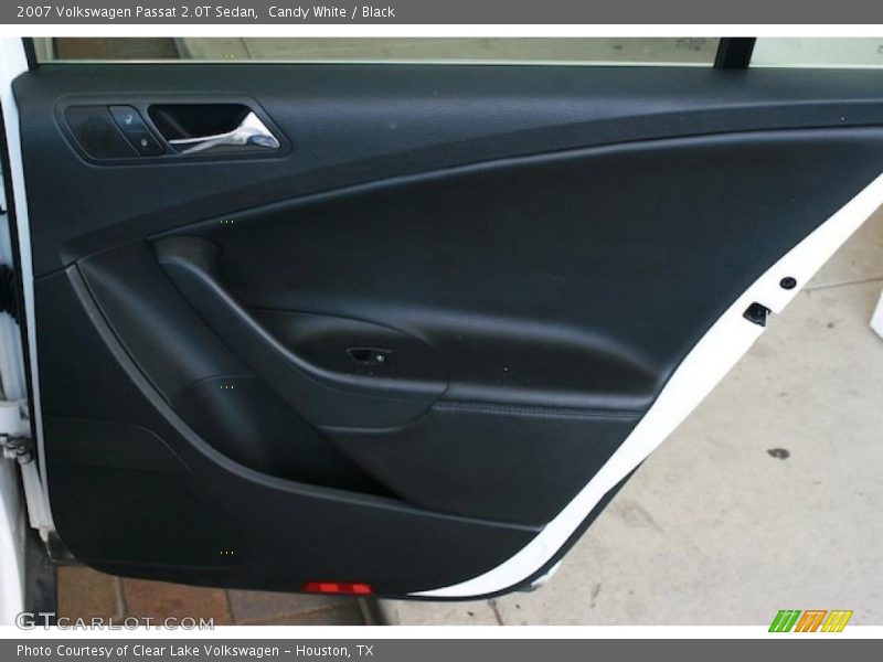 Candy White / Black 2007 Volkswagen Passat 2.0T Sedan