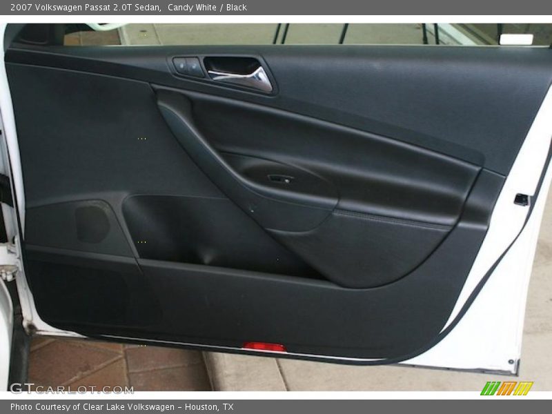 Candy White / Black 2007 Volkswagen Passat 2.0T Sedan
