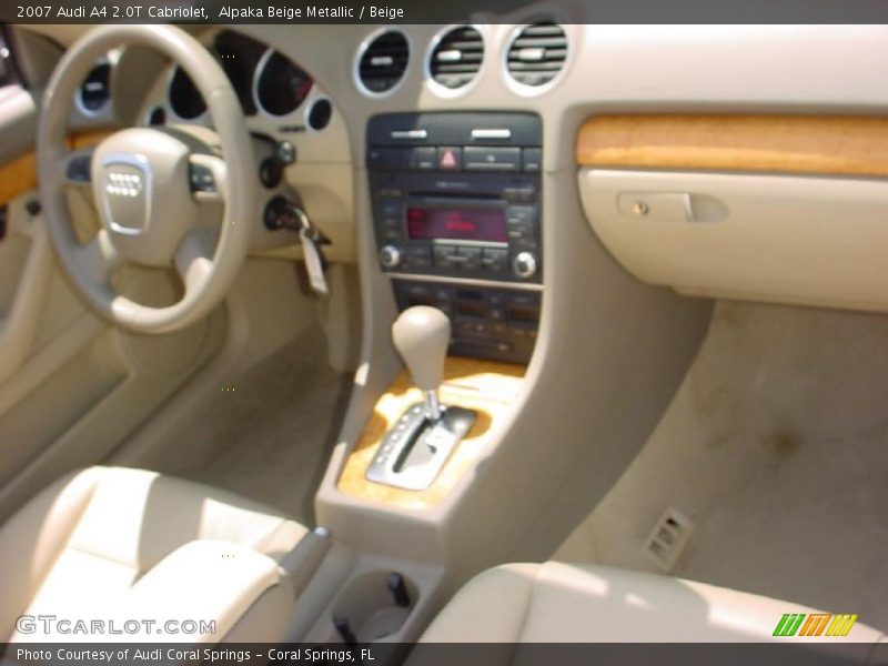 Alpaka Beige Metallic / Beige 2007 Audi A4 2.0T Cabriolet