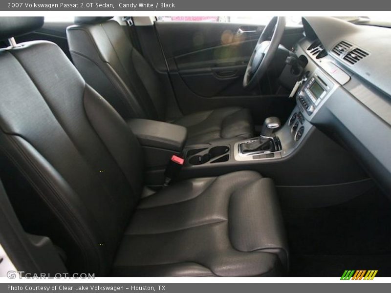 Candy White / Black 2007 Volkswagen Passat 2.0T Sedan
