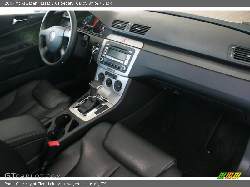 Candy White / Black 2007 Volkswagen Passat 2.0T Sedan