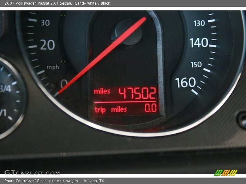 Candy White / Black 2007 Volkswagen Passat 2.0T Sedan