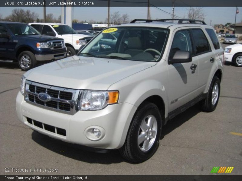 Light Sage Metallic / Stone 2008 Ford Escape XLT
