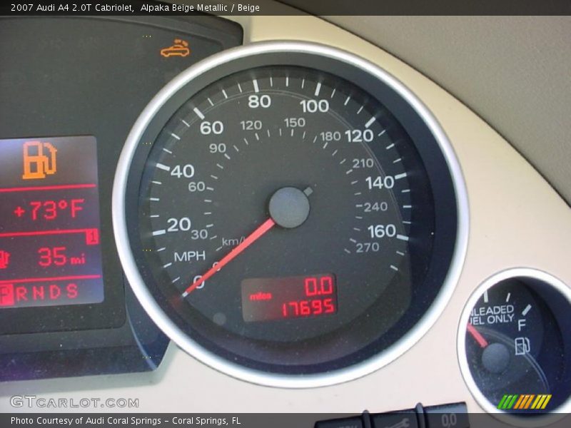 Alpaka Beige Metallic / Beige 2007 Audi A4 2.0T Cabriolet