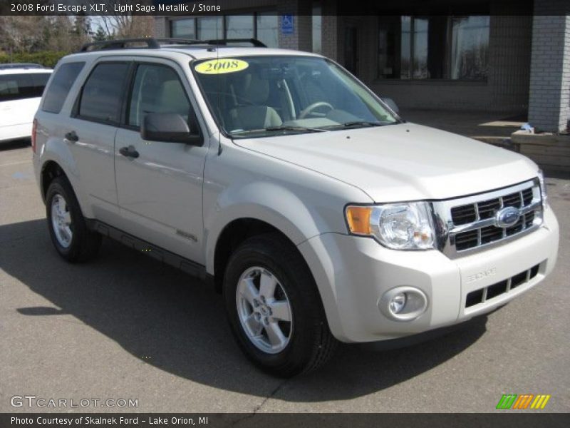 Light Sage Metallic / Stone 2008 Ford Escape XLT