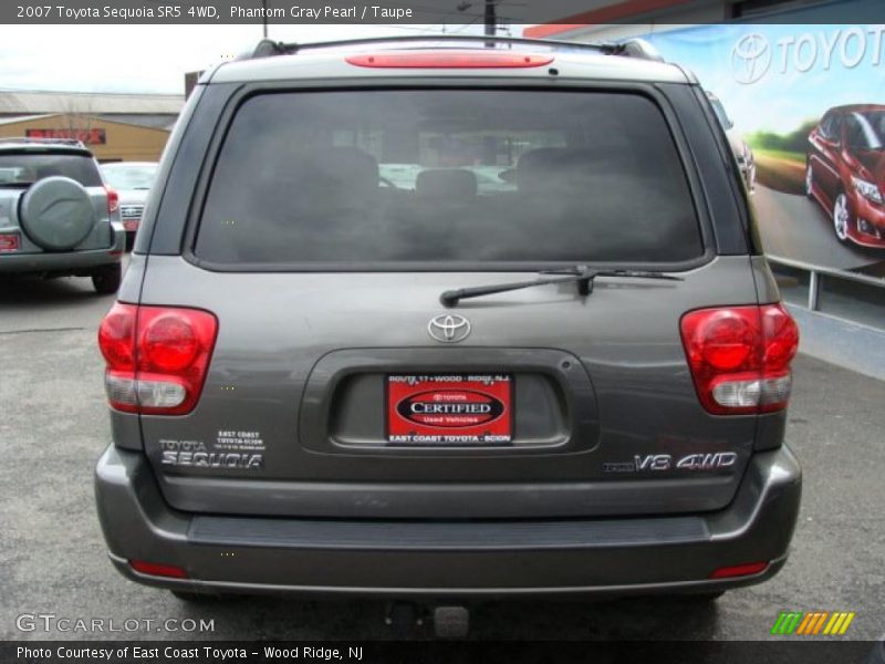 Phantom Gray Pearl / Taupe 2007 Toyota Sequoia SR5 4WD