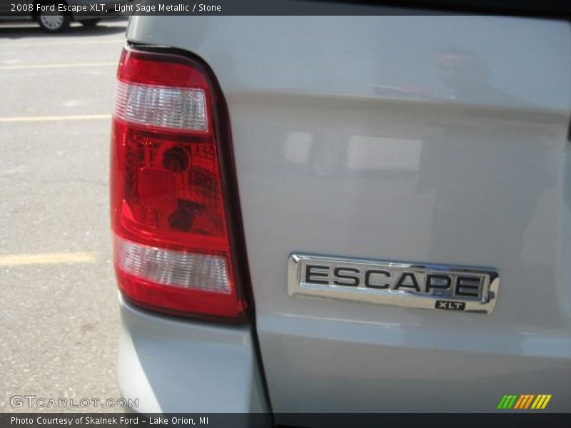 Light Sage Metallic / Stone 2008 Ford Escape XLT