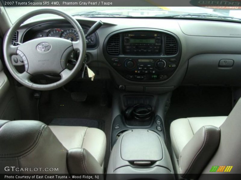 Phantom Gray Pearl / Taupe 2007 Toyota Sequoia SR5 4WD