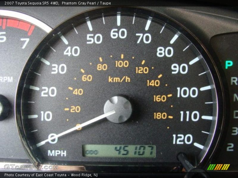 Phantom Gray Pearl / Taupe 2007 Toyota Sequoia SR5 4WD