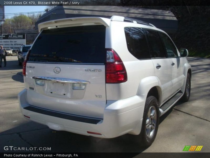 Blizzard White Pearl / Ivory 2008 Lexus GX 470