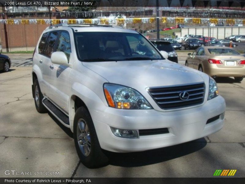 Blizzard White Pearl / Ivory 2008 Lexus GX 470