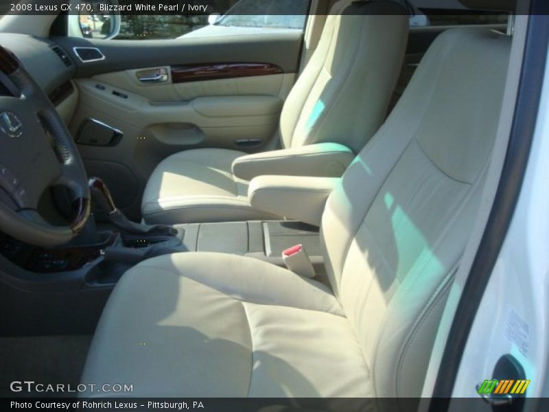 Blizzard White Pearl / Ivory 2008 Lexus GX 470