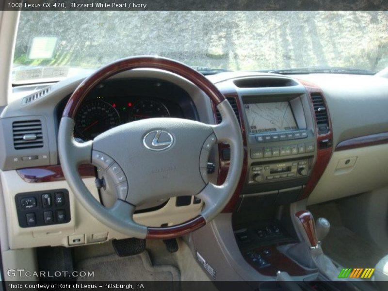 Blizzard White Pearl / Ivory 2008 Lexus GX 470