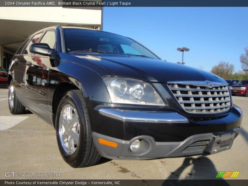 Brilliant Black Crystal Pearl / Light Taupe 2004 Chrysler Pacifica AWD