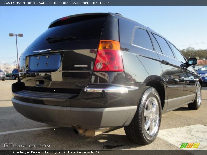 Brilliant Black Crystal Pearl / Light Taupe 2004 Chrysler Pacifica AWD