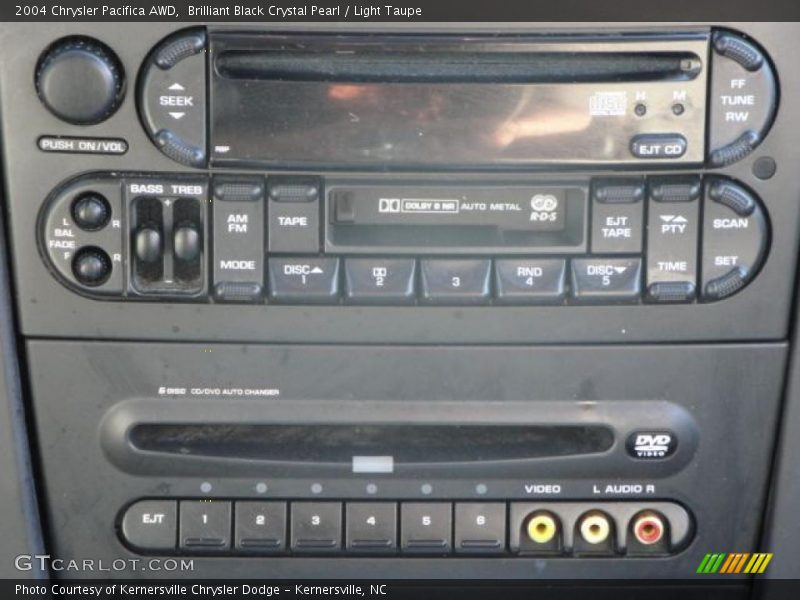 Brilliant Black Crystal Pearl / Light Taupe 2004 Chrysler Pacifica AWD