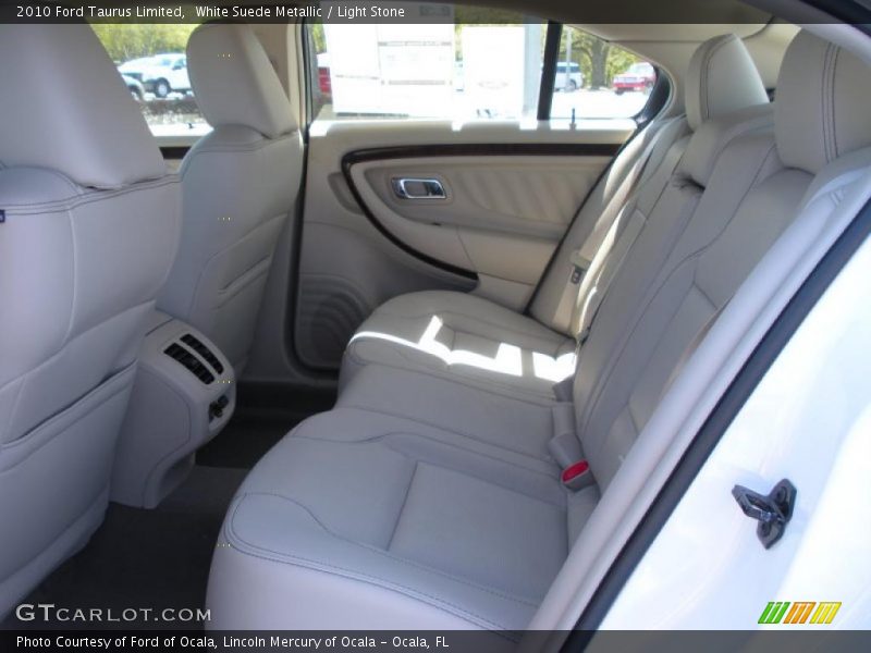 White Suede Metallic / Light Stone 2010 Ford Taurus Limited