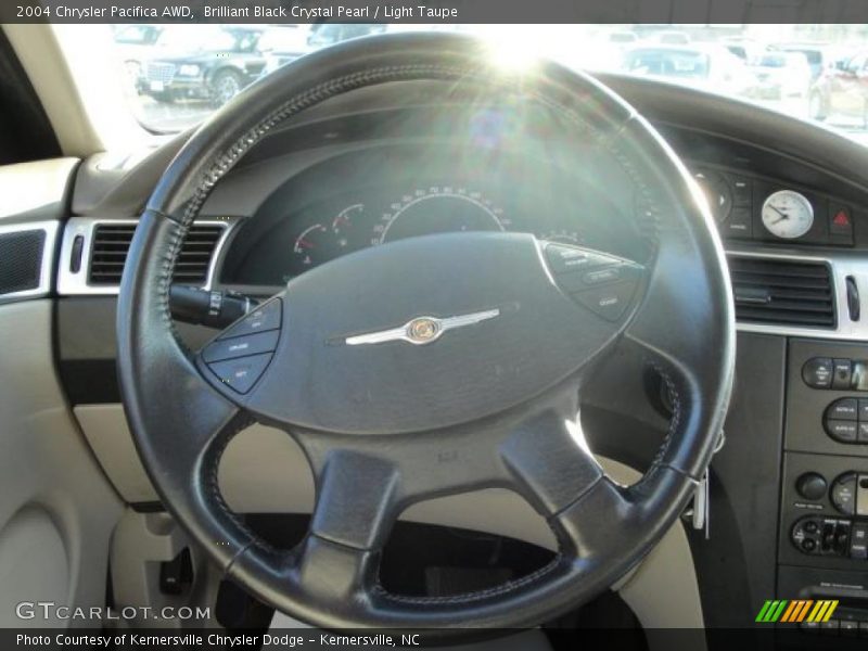 Brilliant Black Crystal Pearl / Light Taupe 2004 Chrysler Pacifica AWD