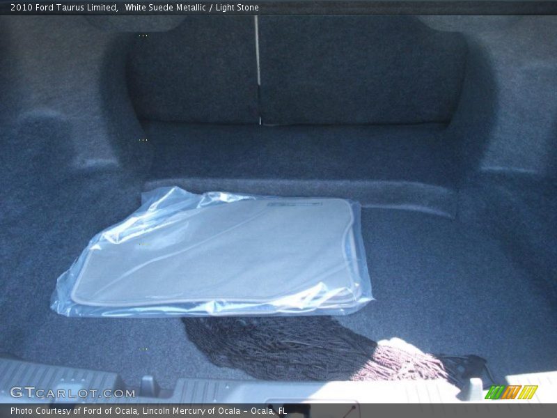 White Suede Metallic / Light Stone 2010 Ford Taurus Limited