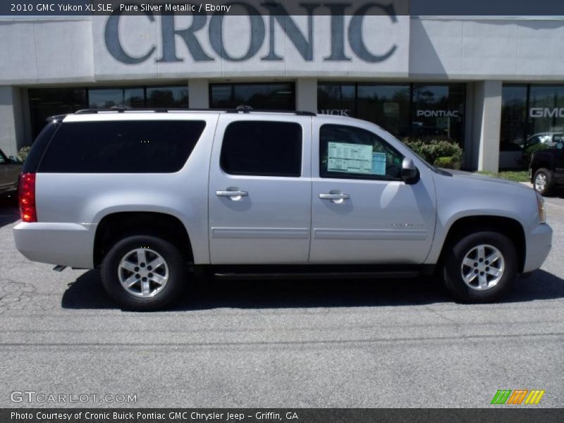 Pure Silver Metallic / Ebony 2010 GMC Yukon XL SLE