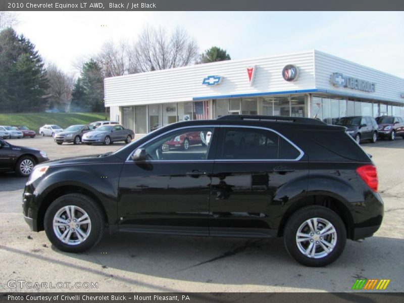 Black / Jet Black 2010 Chevrolet Equinox LT AWD