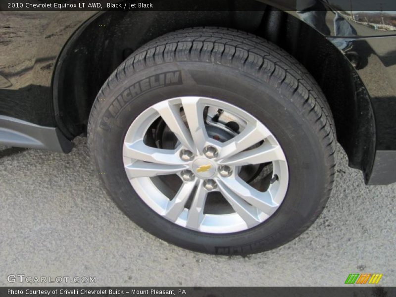 Black / Jet Black 2010 Chevrolet Equinox LT AWD