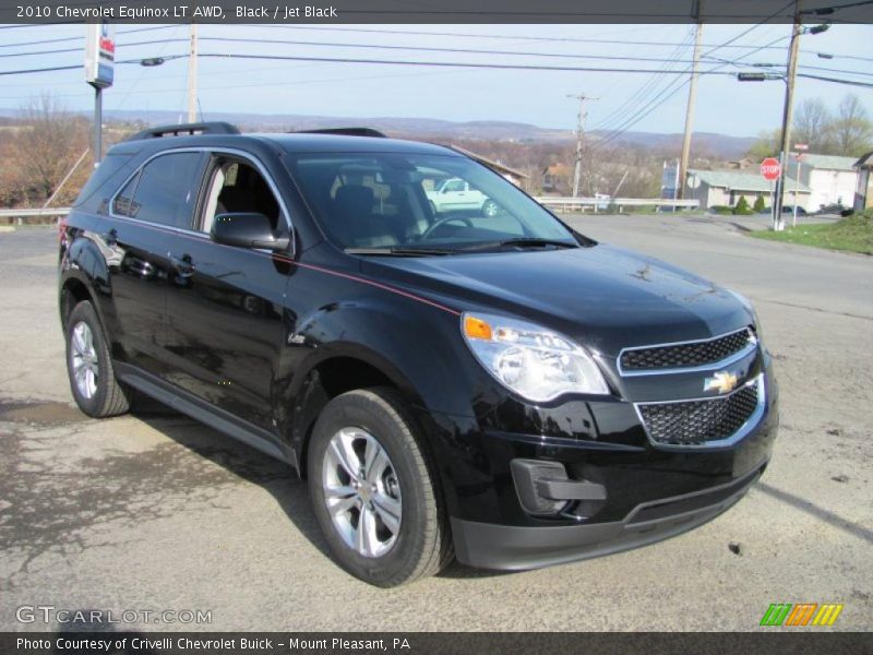 Black / Jet Black 2010 Chevrolet Equinox LT AWD