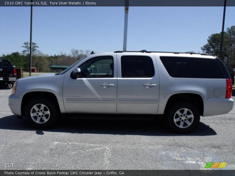 Pure Silver Metallic / Ebony 2010 GMC Yukon XL SLE