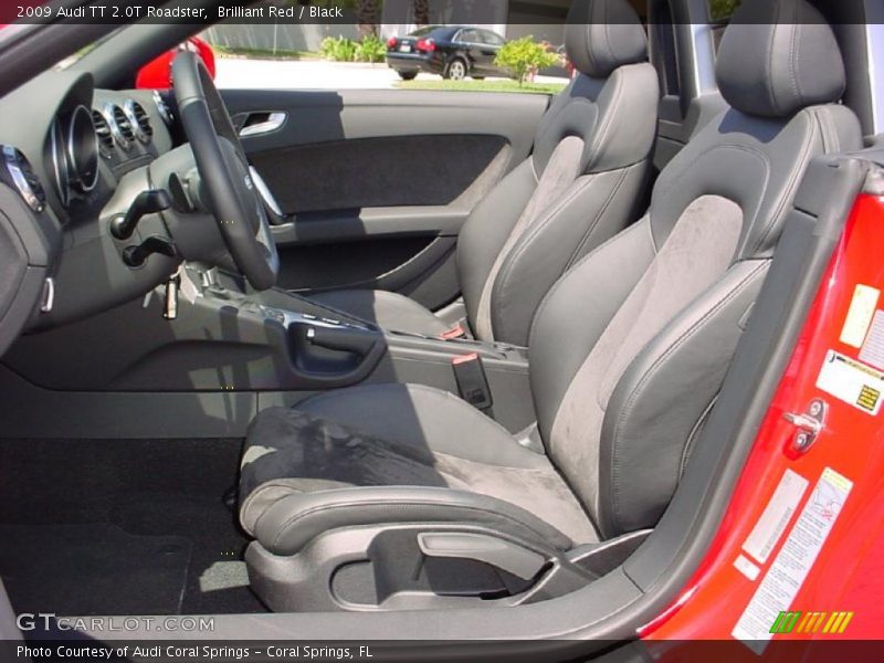 Brilliant Red / Black 2009 Audi TT 2.0T Roadster