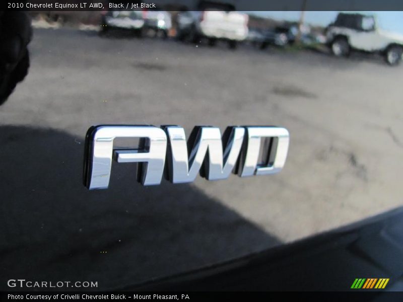 Black / Jet Black 2010 Chevrolet Equinox LT AWD