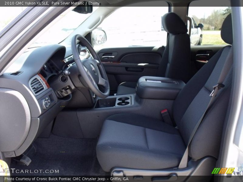 Pure Silver Metallic / Ebony 2010 GMC Yukon XL SLE