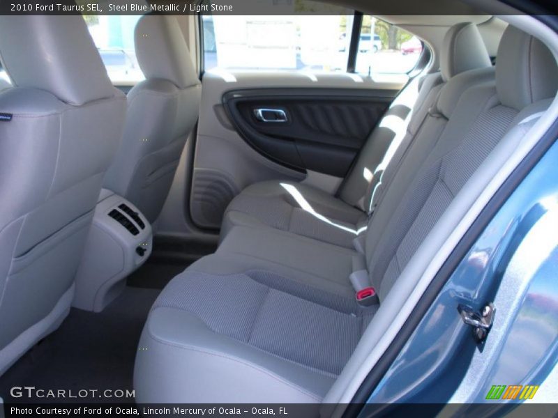 Steel Blue Metallic / Light Stone 2010 Ford Taurus SEL