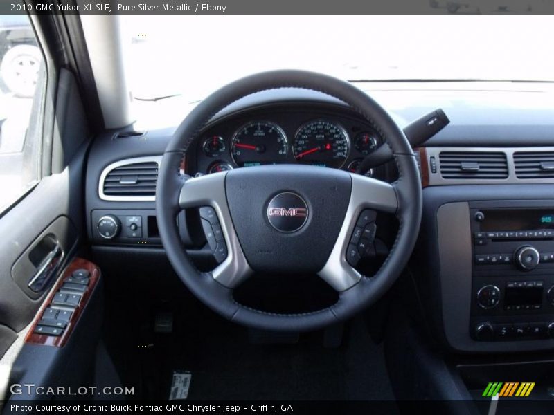 Pure Silver Metallic / Ebony 2010 GMC Yukon XL SLE
