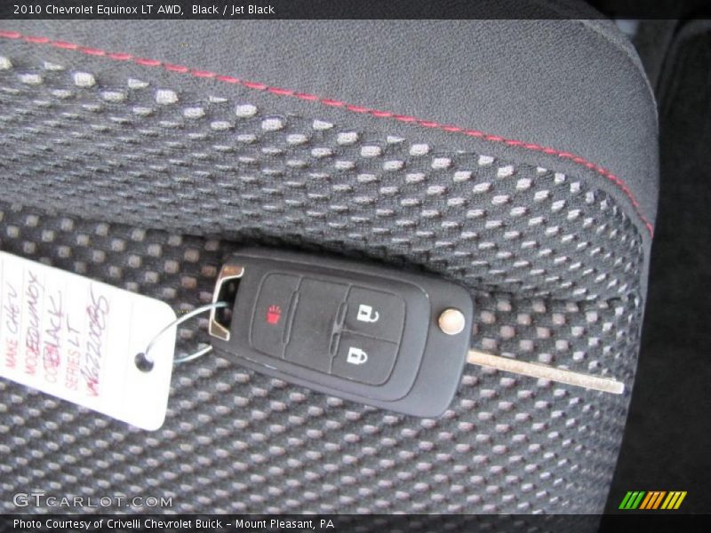 Black / Jet Black 2010 Chevrolet Equinox LT AWD