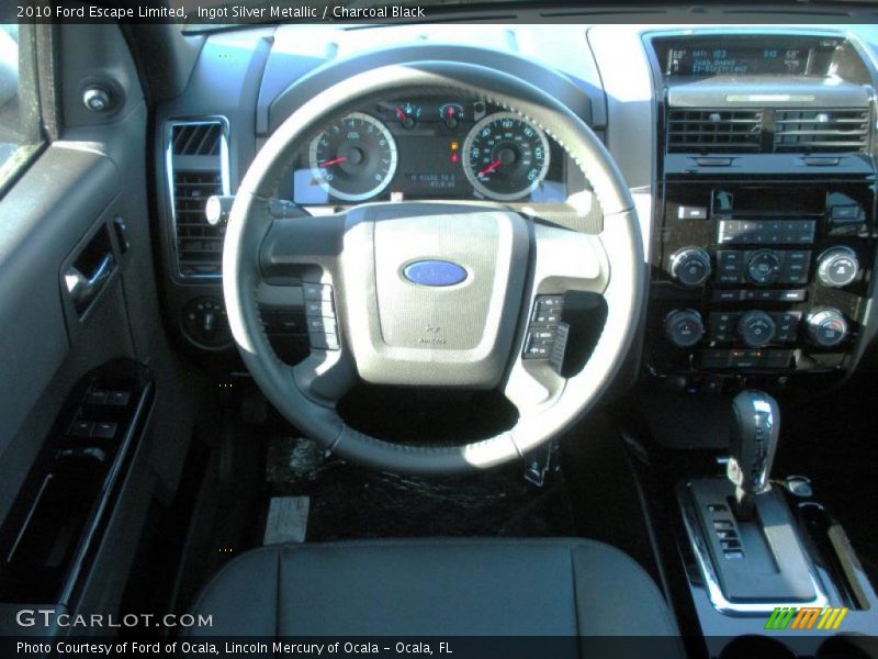 Ingot Silver Metallic / Charcoal Black 2010 Ford Escape Limited