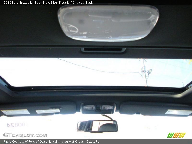 Ingot Silver Metallic / Charcoal Black 2010 Ford Escape Limited