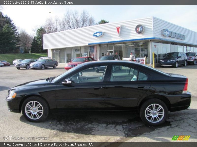 Black Stone / Taupe 2009 Volvo S60 2.5T AWD