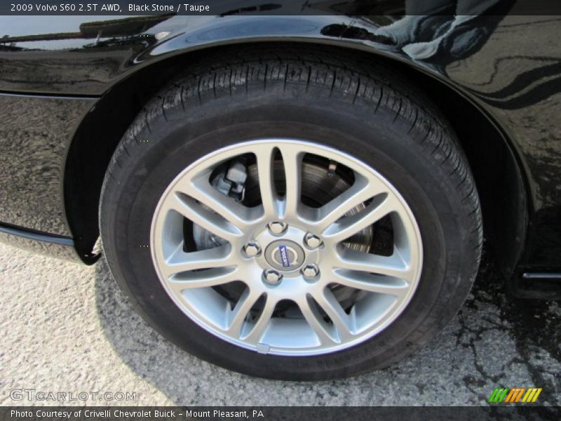 Black Stone / Taupe 2009 Volvo S60 2.5T AWD