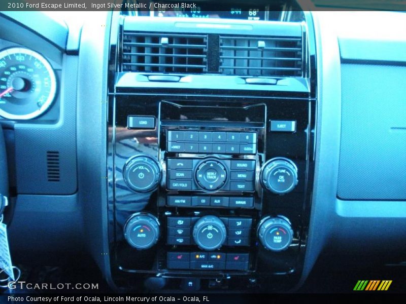 Ingot Silver Metallic / Charcoal Black 2010 Ford Escape Limited