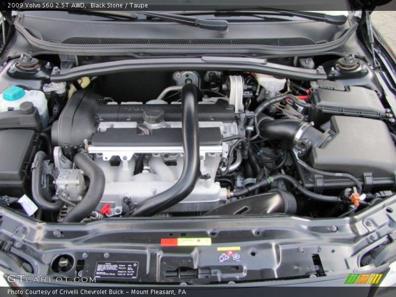 Black Stone / Taupe 2009 Volvo S60 2.5T AWD