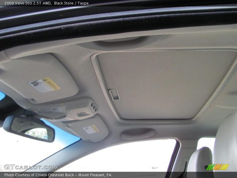 Black Stone / Taupe 2009 Volvo S60 2.5T AWD