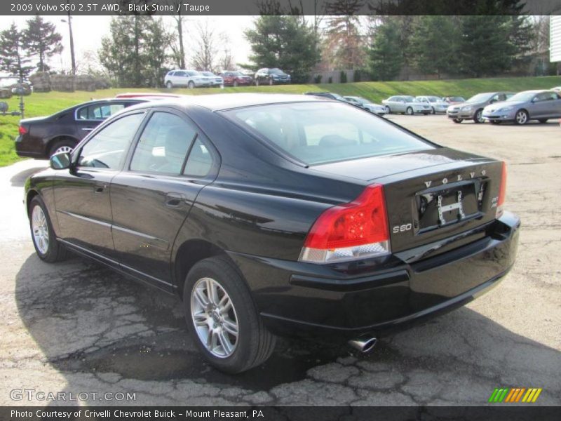 Black Stone / Taupe 2009 Volvo S60 2.5T AWD