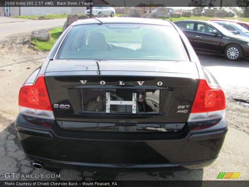 Black Stone / Taupe 2009 Volvo S60 2.5T AWD