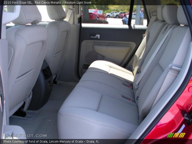 Red Candy Metallic / Medium Light Stone 2010 Ford Edge SEL