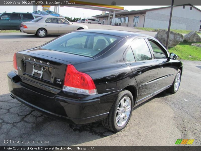 Black Stone / Taupe 2009 Volvo S60 2.5T AWD