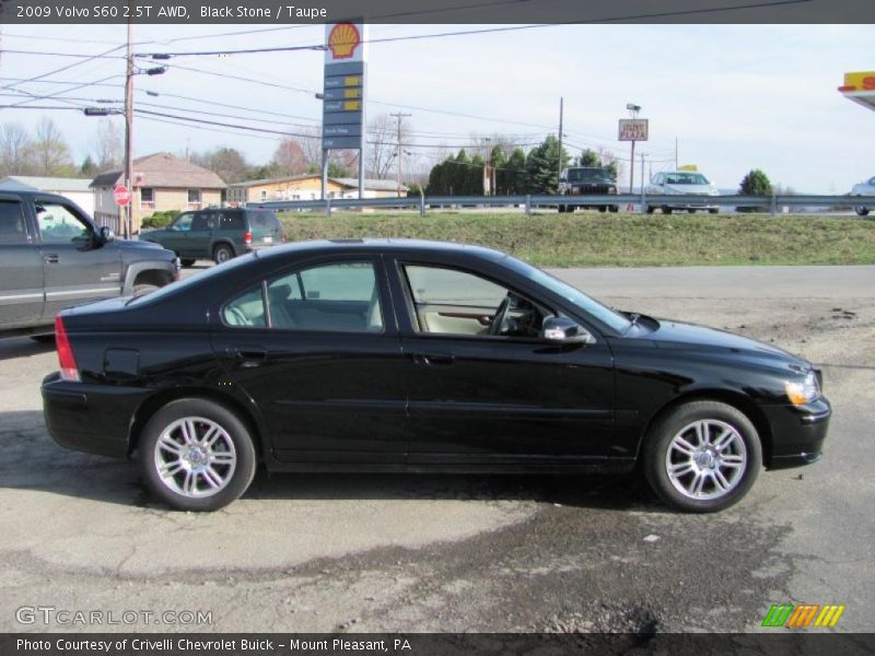 Black Stone / Taupe 2009 Volvo S60 2.5T AWD