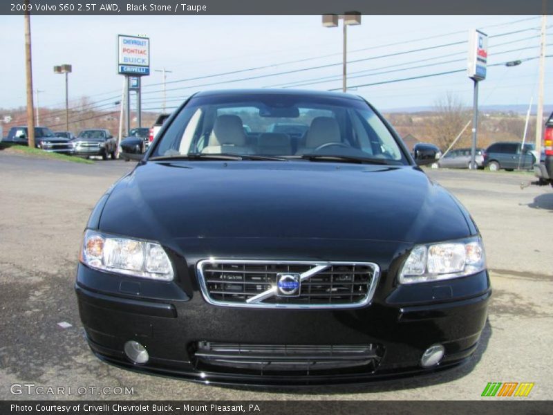 Black Stone / Taupe 2009 Volvo S60 2.5T AWD