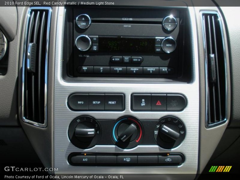 Red Candy Metallic / Medium Light Stone 2010 Ford Edge SEL