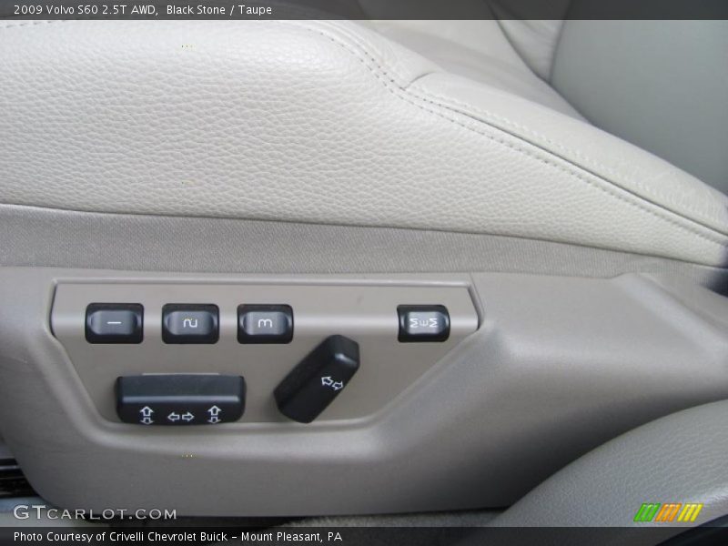 Black Stone / Taupe 2009 Volvo S60 2.5T AWD
